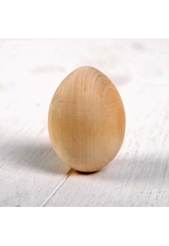 Яйцо деревянное заготовка 5 см.