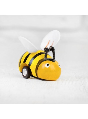 Инерционная игрушка из дерева "Пчёлка" купить