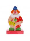 Деревянная игрушка Пирамидка "Клоун Клепа", 10 деталей купить