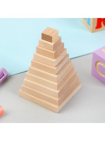 Деревянная пирамидка Квадрат купить