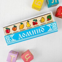 Настольная игра домино Фрукты-ягоды, Томик 5555-5