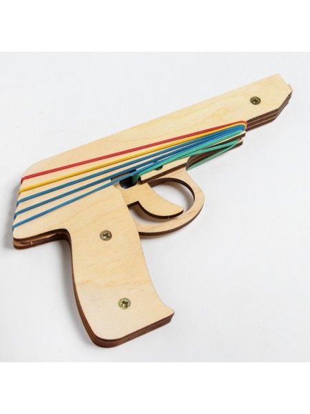 Пистолет - резинкострел "Оружие массового увеселения", Мастер игрушек IG0256