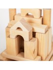 Деревянный конструктор Строительный набор №3, 90 деталей купить