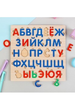 Алфавит русский "Звуки и буквы", Мастер игрушек IG0277
