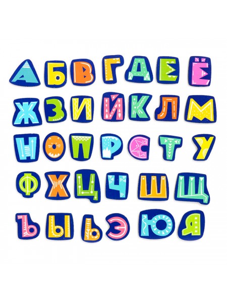 Магнитный алфавит Русский Узоры, Мастер игрушек IG0070