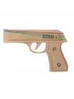 Деревянный Пистолет Резинкострел из фанеры, собранный - купить