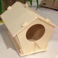 Сборная деревянная модель Домик для птиц (Скворечник для птиц)