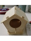 Сборная деревянная модель Домик для птиц купить