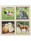 Картинки-половинки Домашние животные (2 планшета) купить