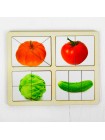 Разрезные картинки "Овощи-1", Smile Decor Р014 купить