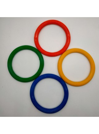Набор из 4-x плавающих колец d 19 cм, (красный, желтый, синий, зеленый)