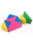 Кубики Цветные треугольники купить