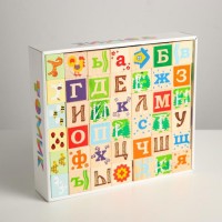Кубики Занимательные буквы 42 штуки, Томик 1111-5