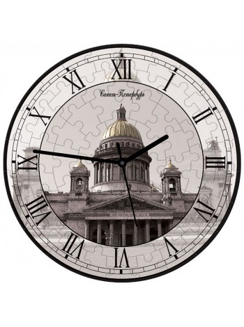 Сборная пазл-игрушка "Часы. Исаакиевский собор", с часовым механизмом купить