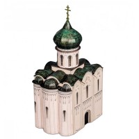 Сборная модель Умная Бумага Церковь Покрова на Нерли XII век
