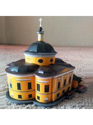 Сборная модель Умная Бумага Покровский храм (Матроны Московский)
