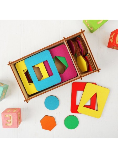Досочки Сегена - 1 (цветные) WoodLand Toys