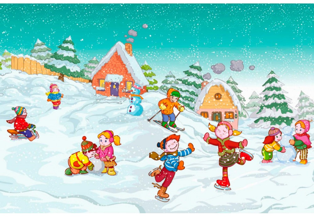 Дети зима Изображения – скачать бесплатно на Freepik
